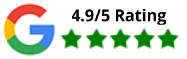 Google My Business 4.9 Star Rating Seal - Gem Mines