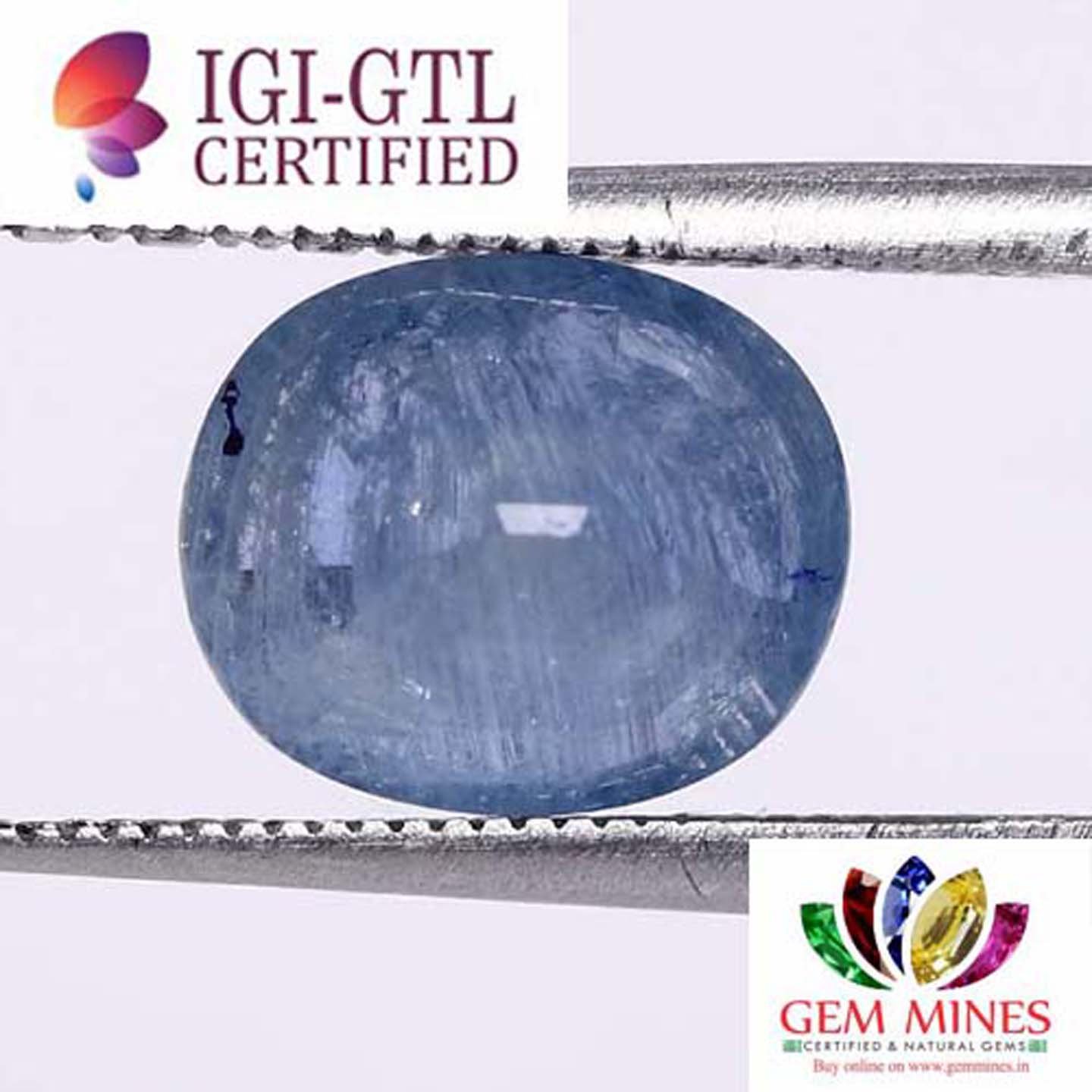 BSP6247 2 Blue Sapphire 4.2 Ct.