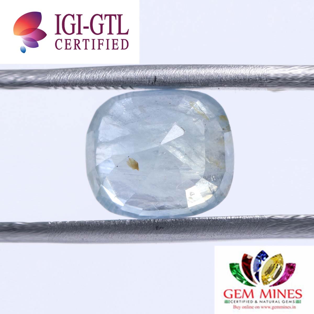 BSP6396 2 Blue Sapphire 6.77 Ct.