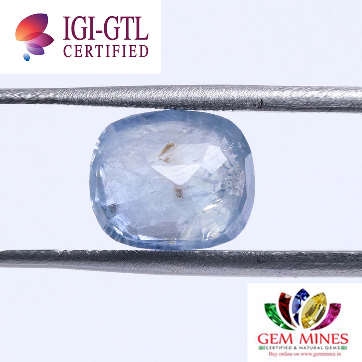 BSP6417 2 Blue Sapphire 5.29 Ct.