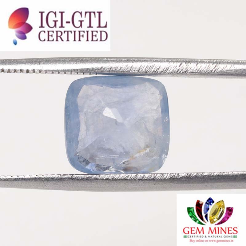 BSP6774 2 Blue Sapphire 4.37 Ct.