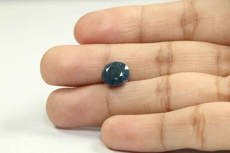 BSP7234 3 Blue Sapphire 6.57 Ct.