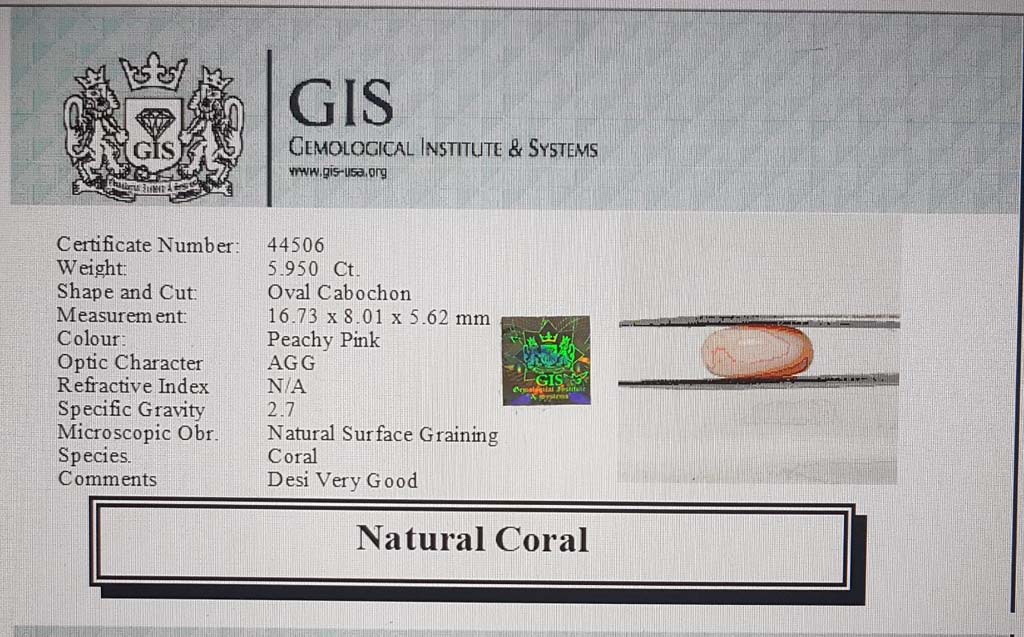 Coral 5.95 Ct.