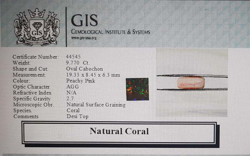 Coral 9.77 Ct.