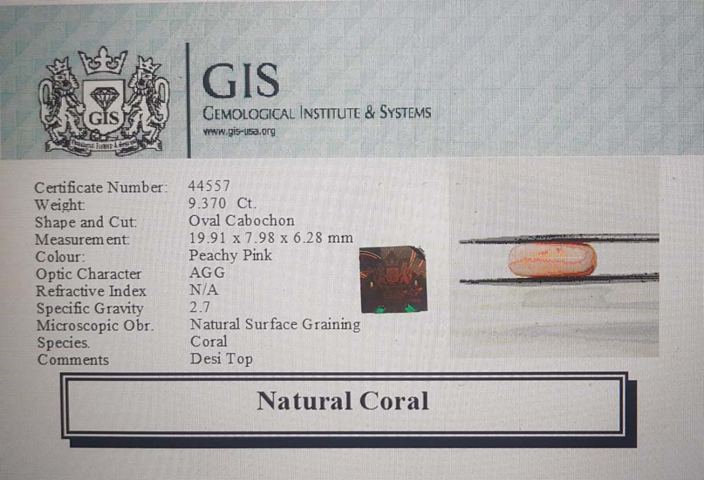 Coral 9.37 Ct.
