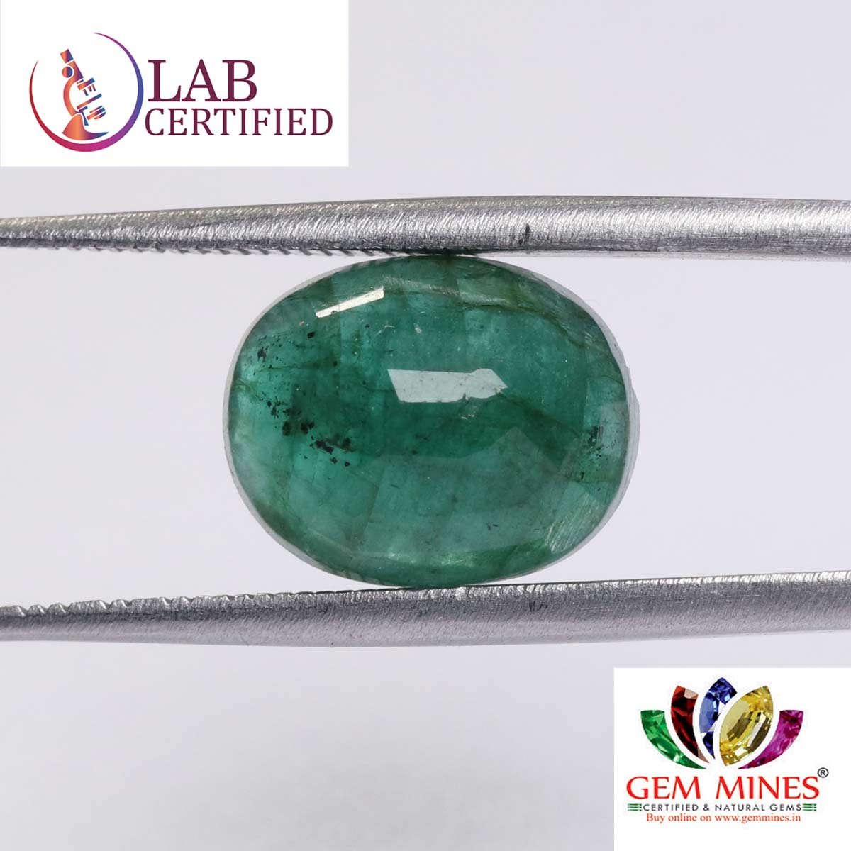 EMR10007 2 Emerald 5.01 Ct.