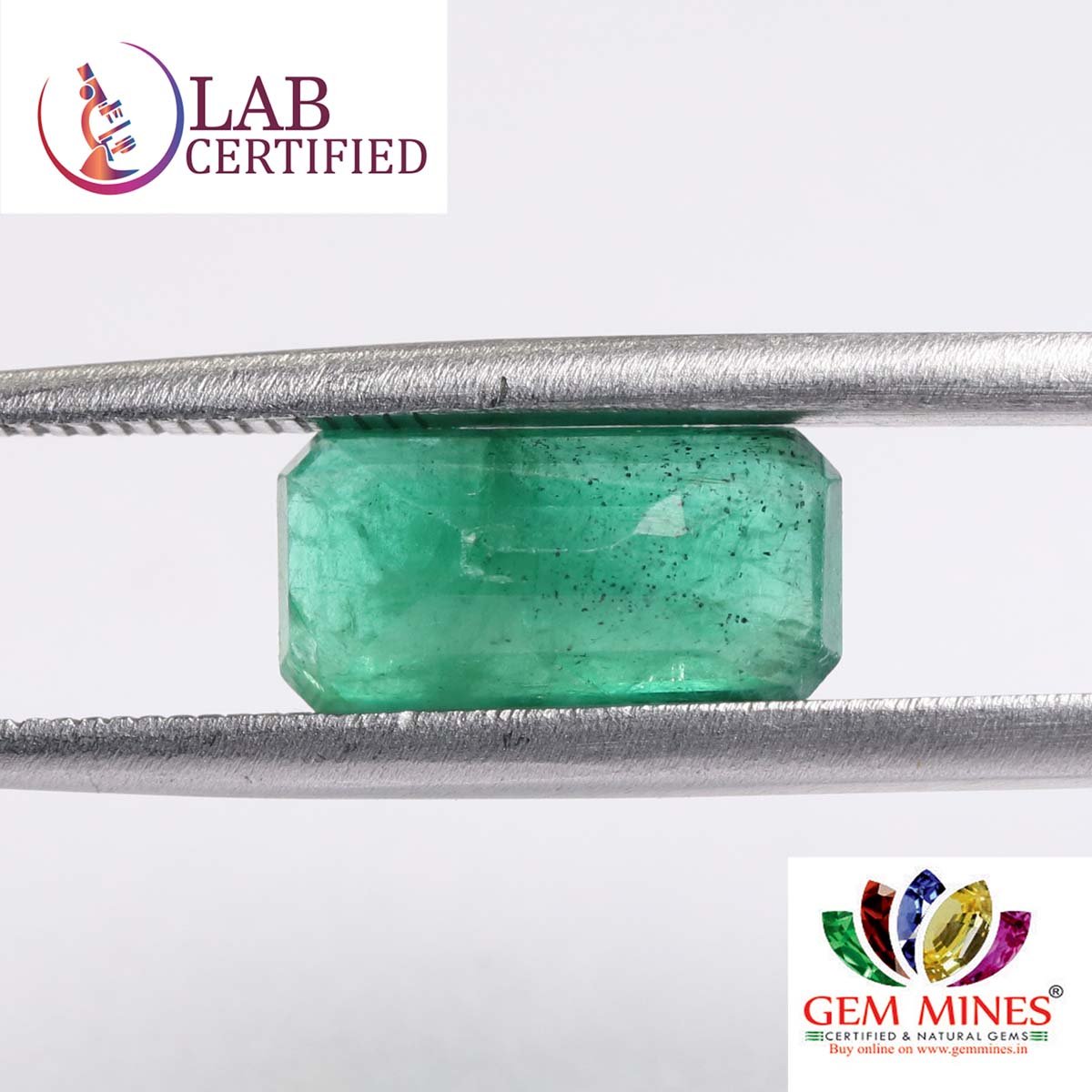 EMR10015 2 Emerald 2.42 Ct.