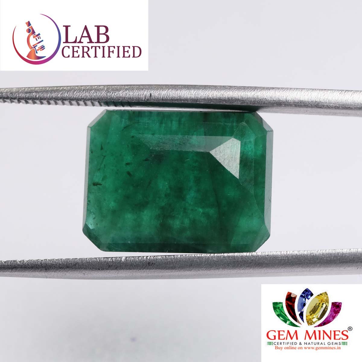 EMR10021 2 Emerald 7.78 Ct.