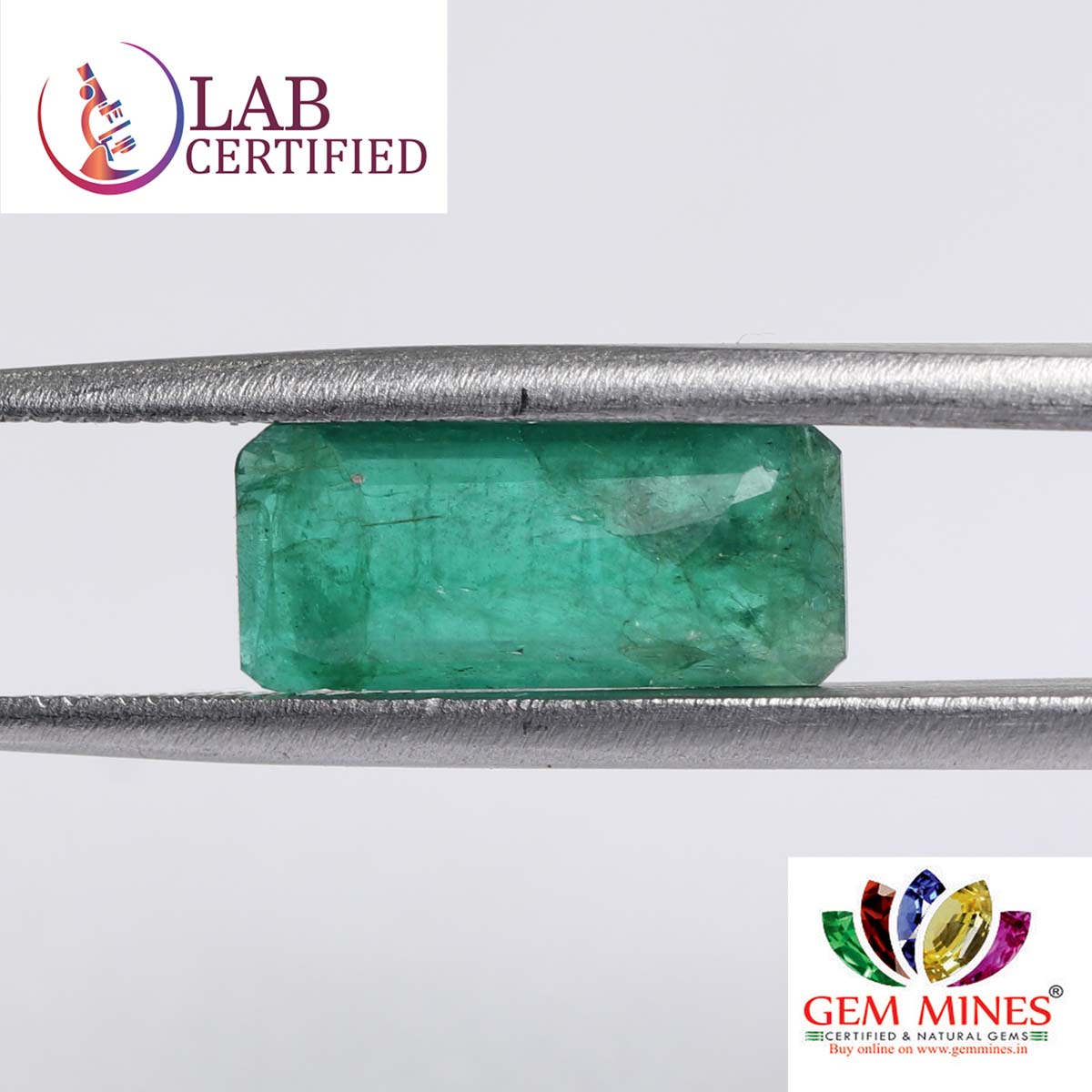 Emerald 2.6 Ct. 3 EMR10036 2 Emerald 2.6 Ct.