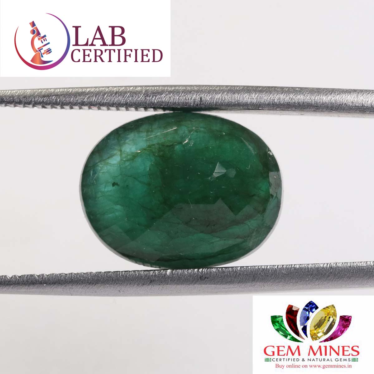 EMR10158 2 Emerald 6.55 Ct.