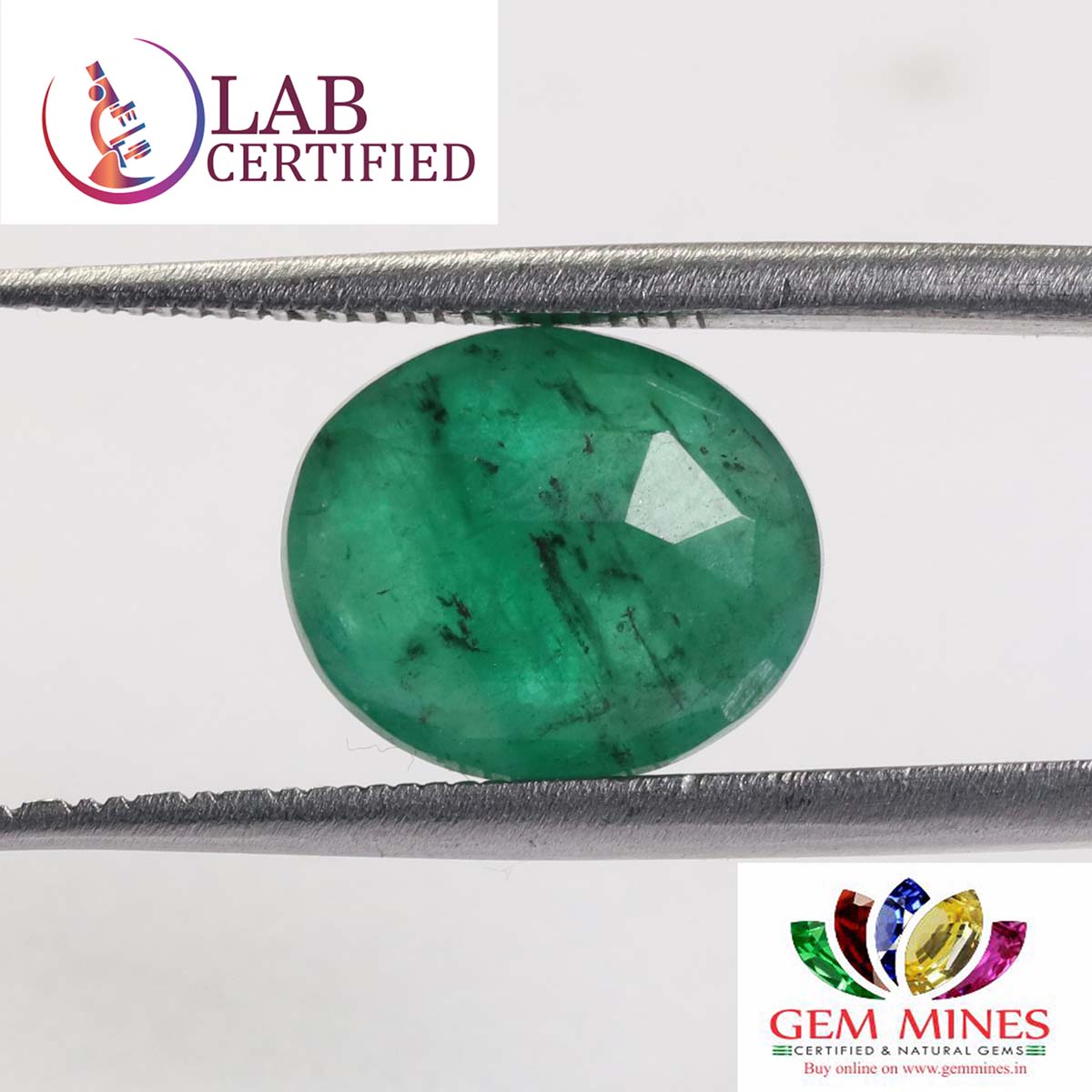 EMR10161 2 Emerald 3.48 Ct.