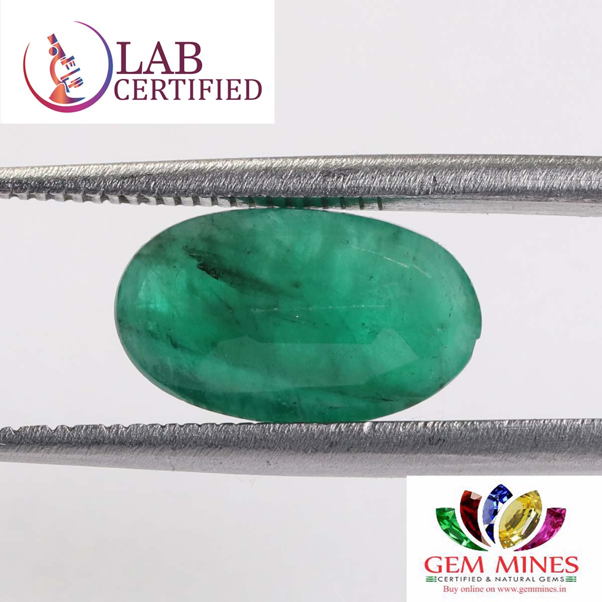 EMR10165 2 Emerald 2.42 Ct.