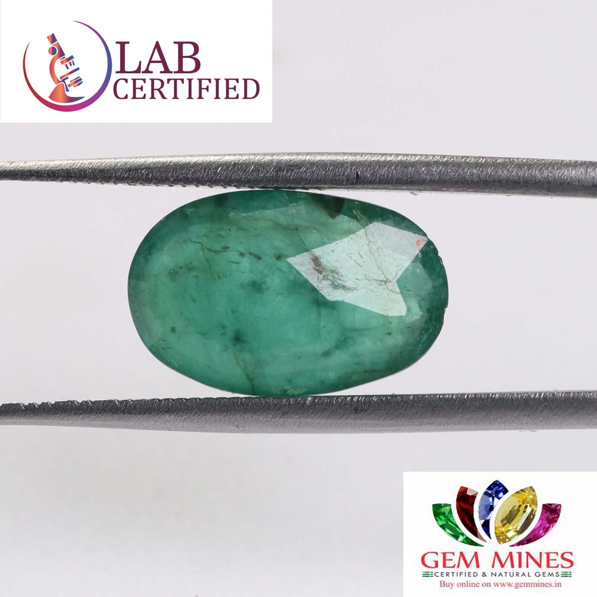 EMR10174 2 Emerald 4.35 Ct.