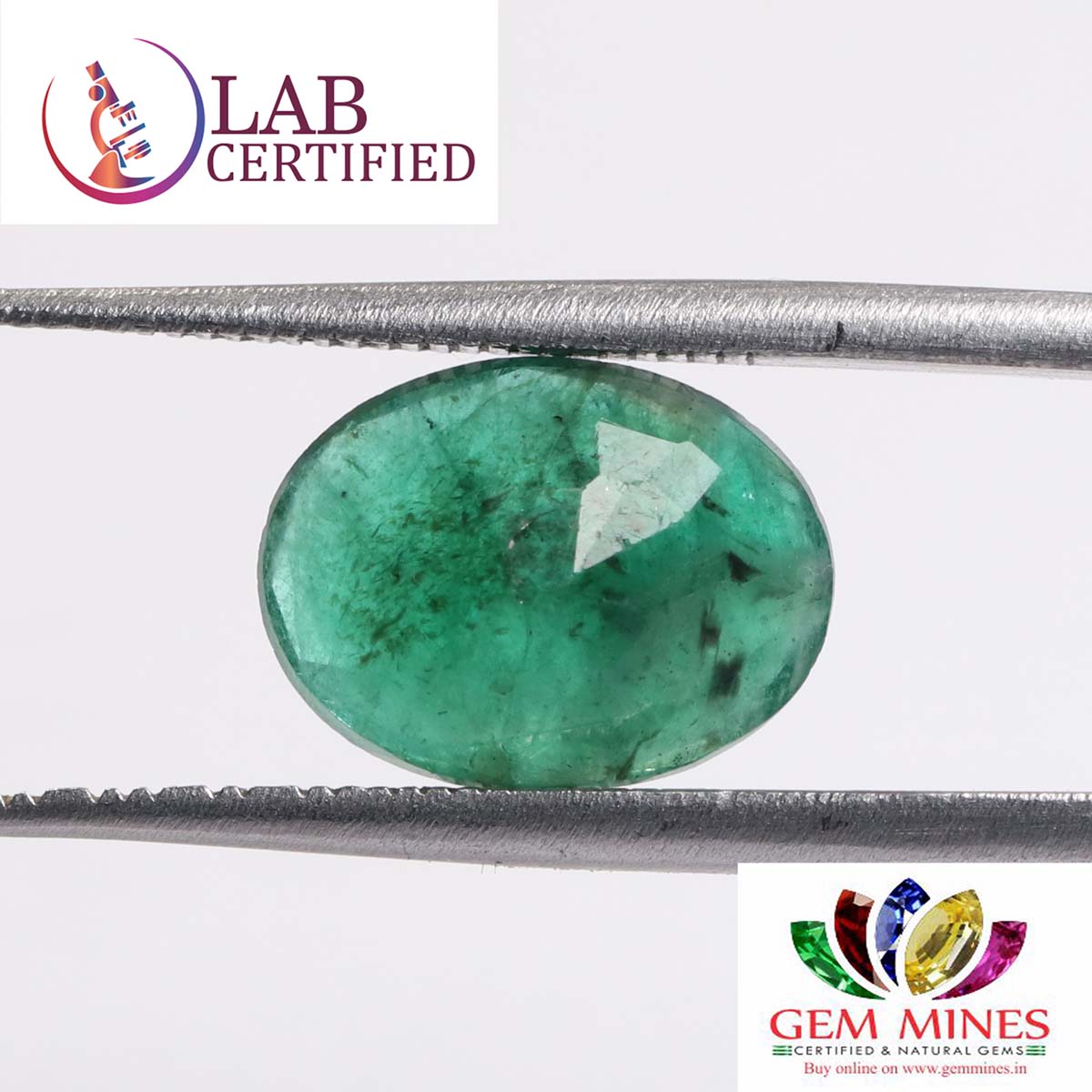 EMR10189 2 Emerald 2.92 Ct.