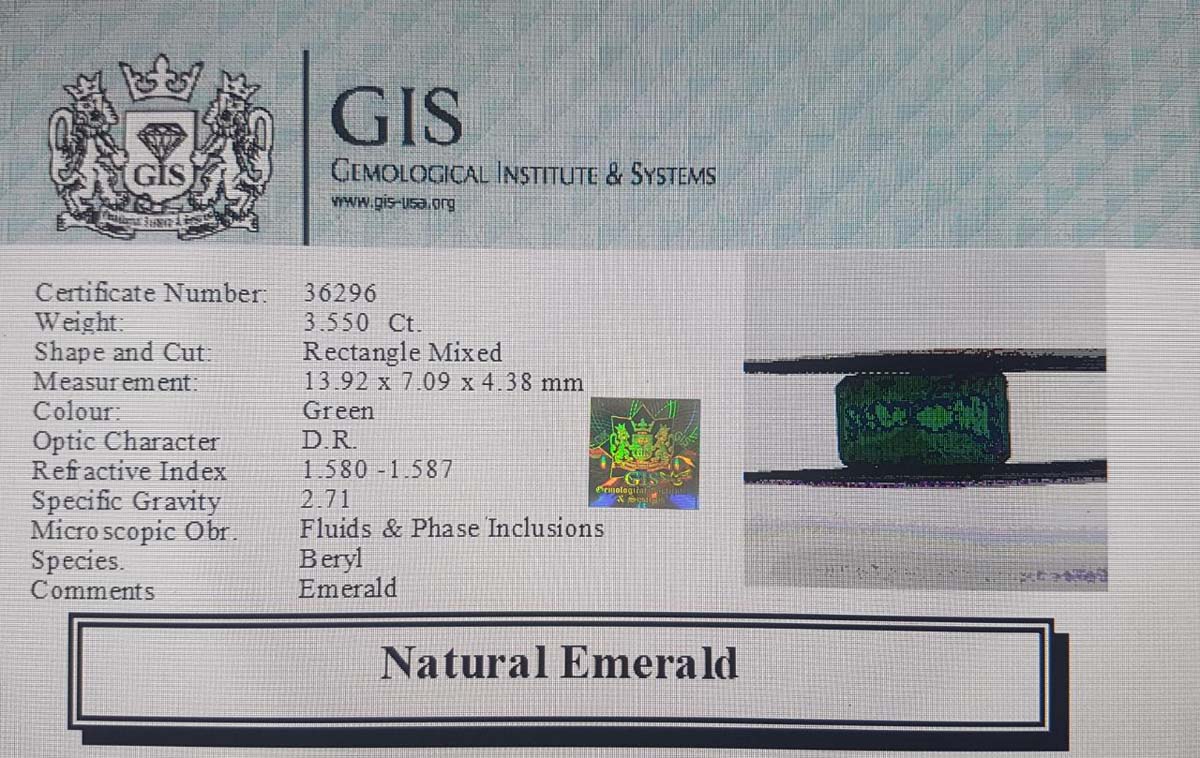 Emerald 3.55 Ct.