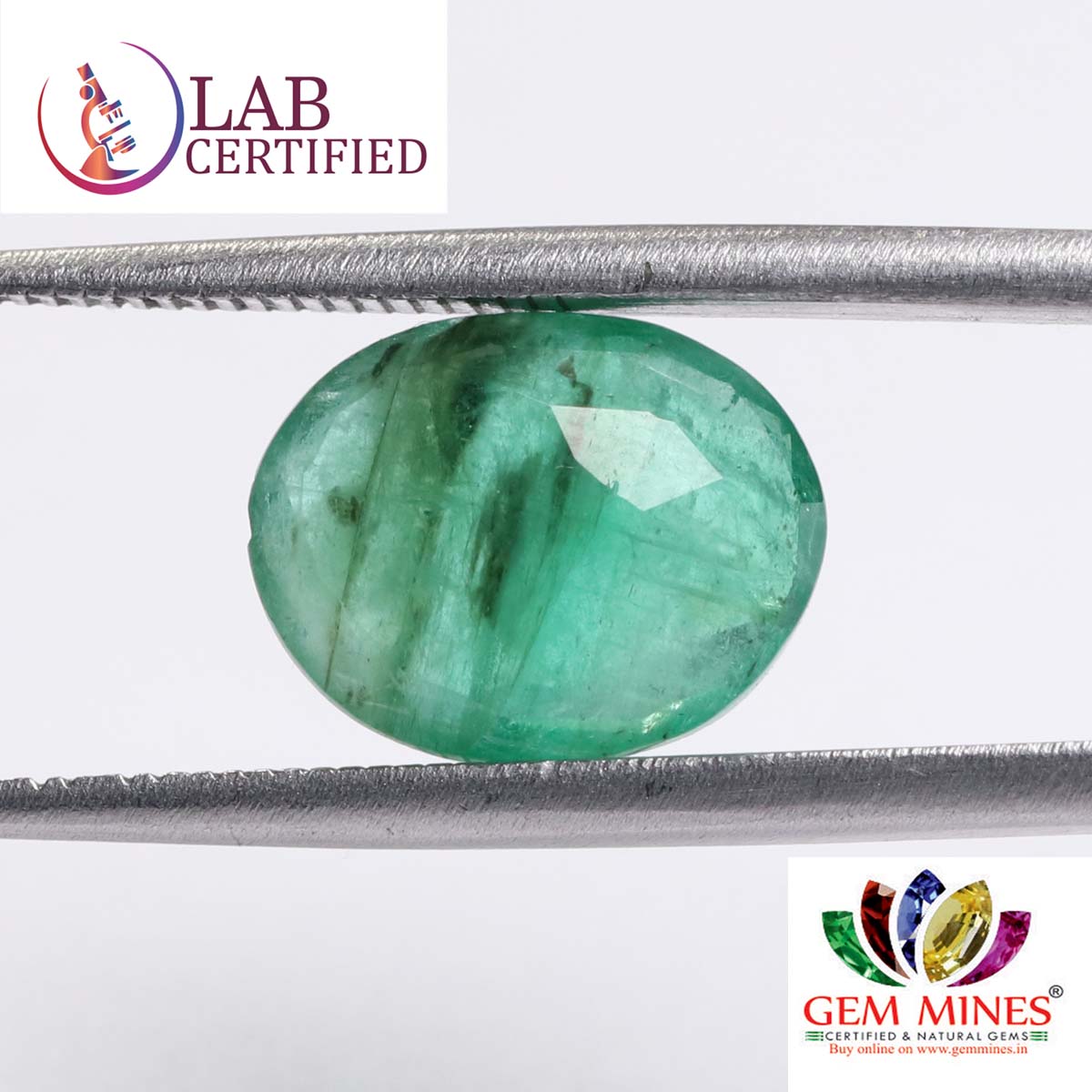 EMR10212 2 Emerald 3.15 Ct.