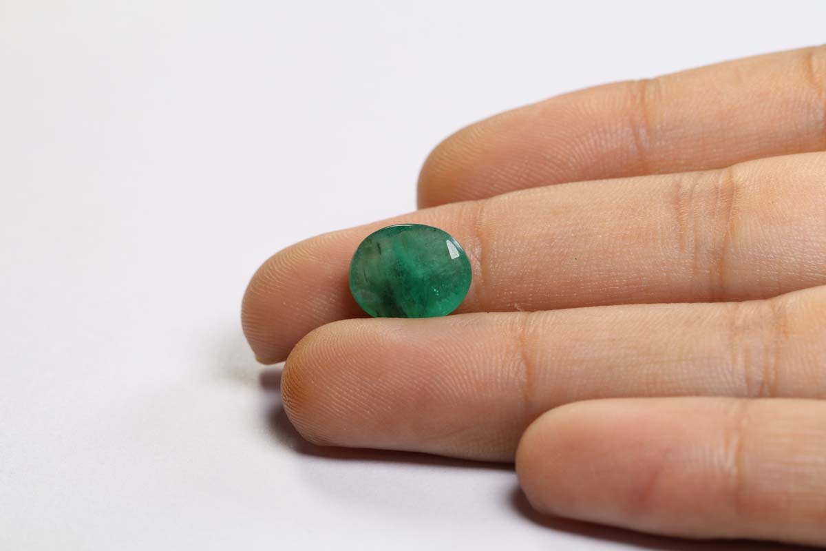 EMR10212 3 Emerald 3.15 Ct.