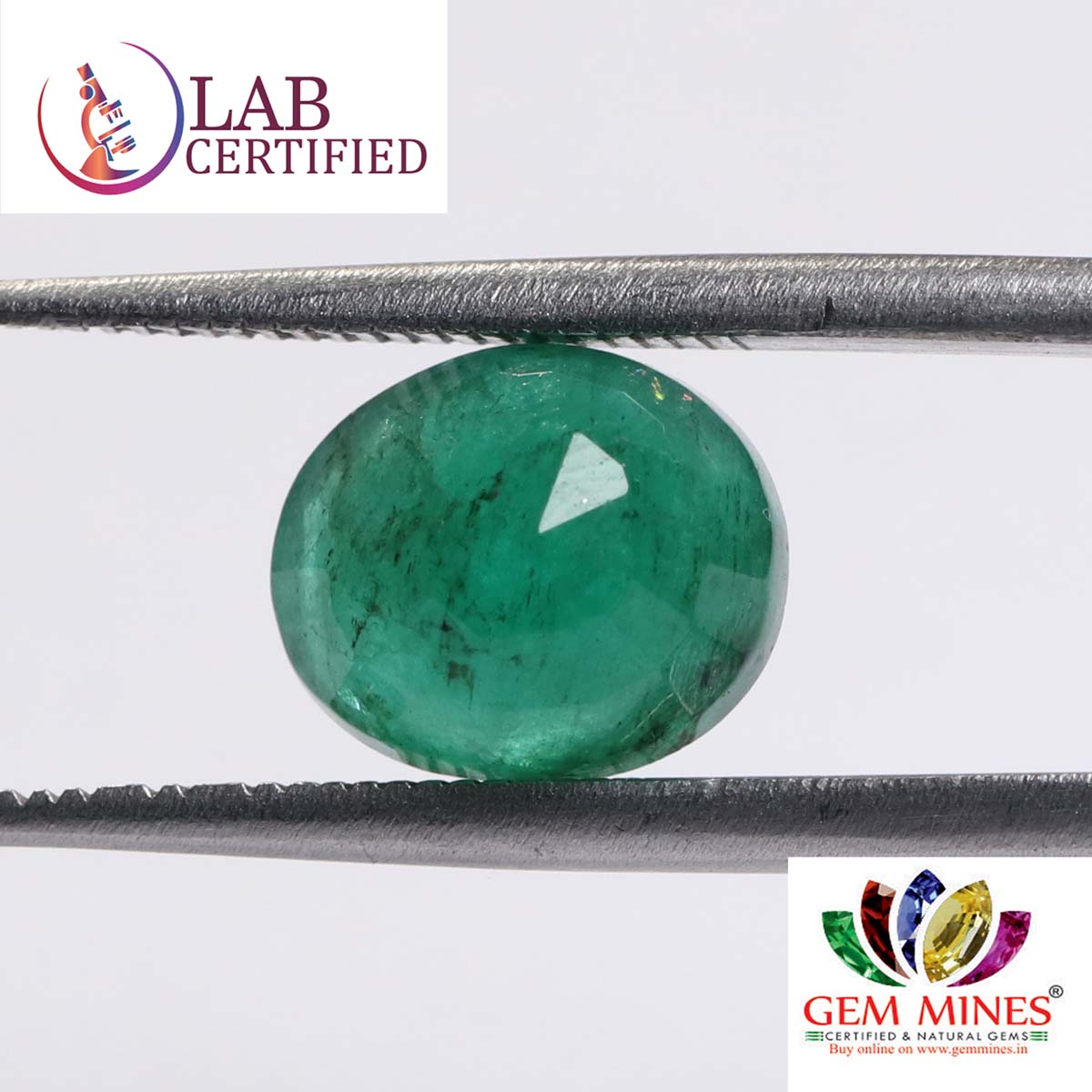 EMR10216 2 Emerald 3.17 Ct.