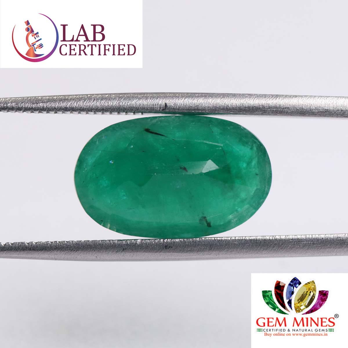 EMR10228 2 Emerald 4.11 Ct.