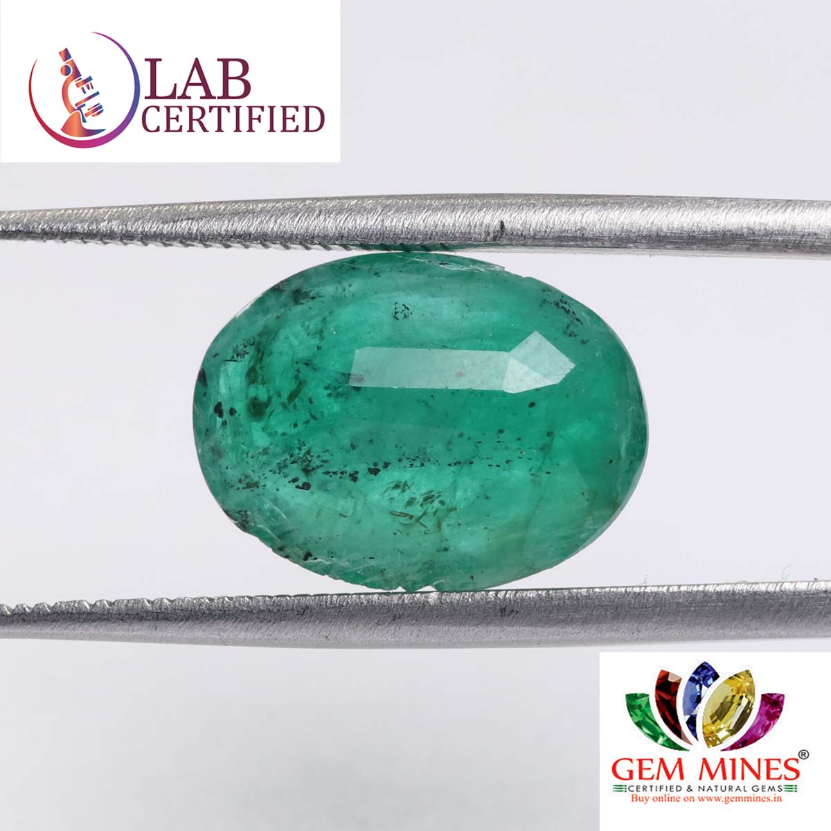 EMR10260 2 Emerald 3.55 Ct.