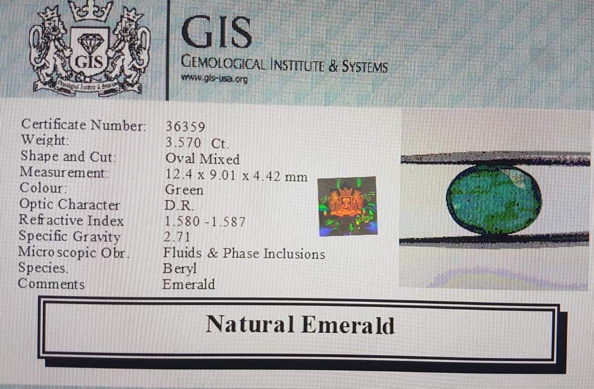 Emerald 3.57 Ct.