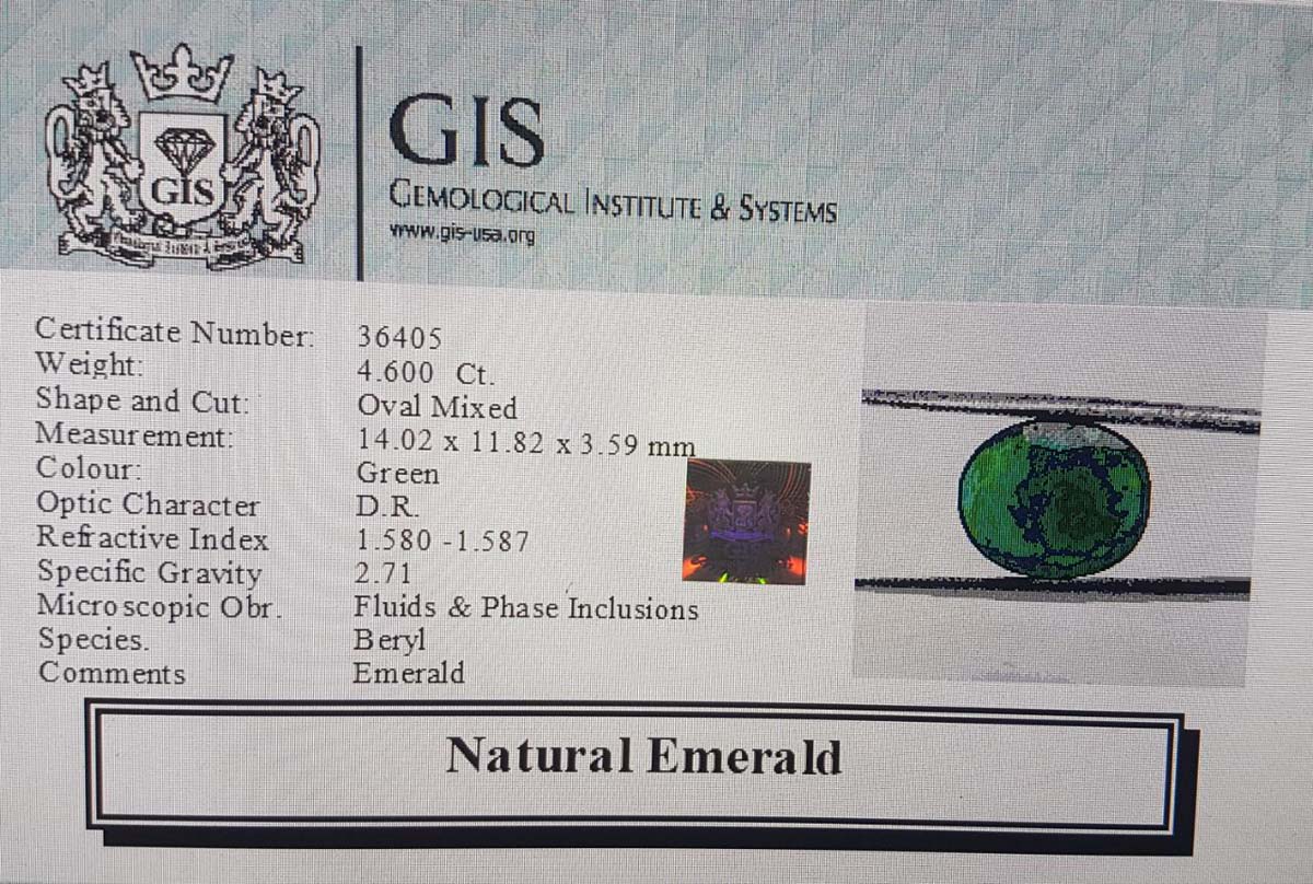 Emerald 4.6 Ct.