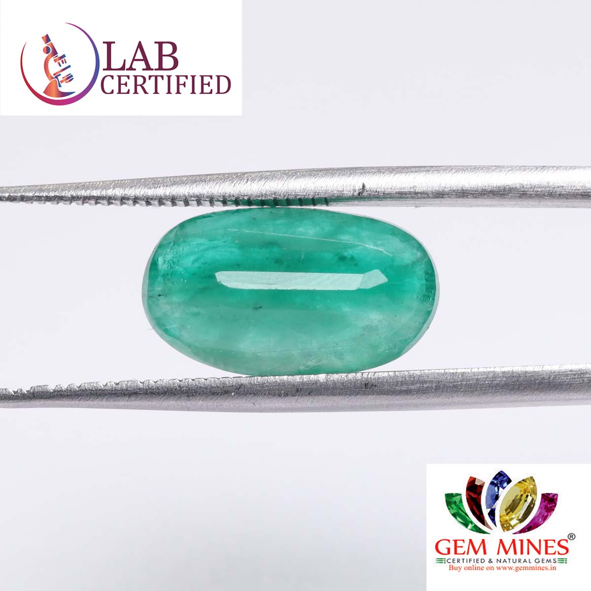 EMR10313 2 Emerald 3.93 Ct.