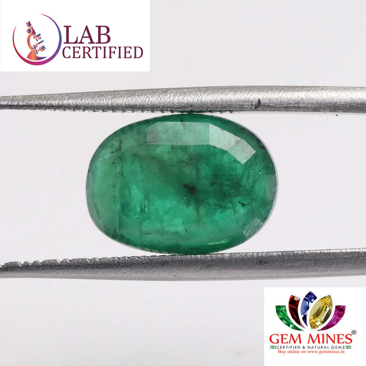 EMR10319 2 Emerald 3.35 Ct.