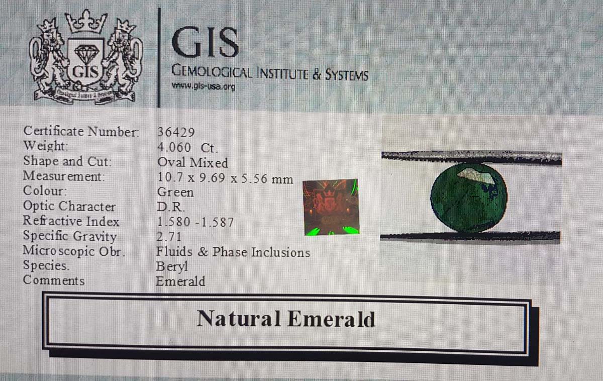 Emerald 4.06 Ct.