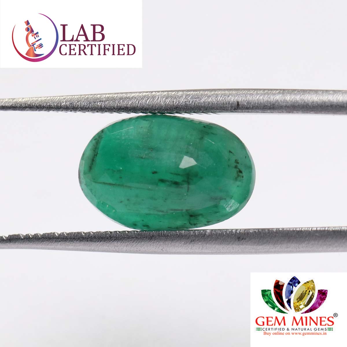 Emerald 3.43 Ct. 3 EMR10343 2 Emerald 3.43 Ct.