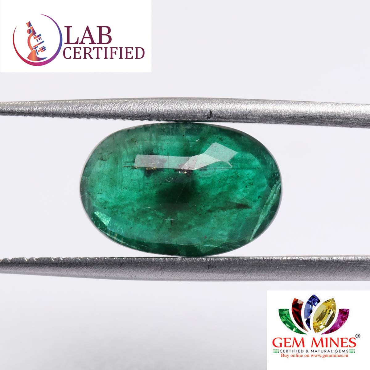 Emerald 4.21 Ct. 3 EMR10349 2 Emerald 4.21 Ct.