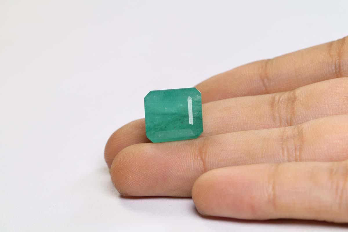 EMR10356 3 Emerald 11.22 Ct.