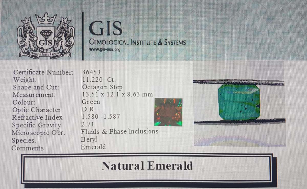 EMR10356 4 Emerald 11.22 Ct.