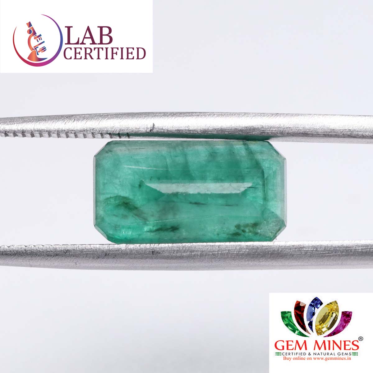 EMR10385 2 Emerald 3.67 Ct.