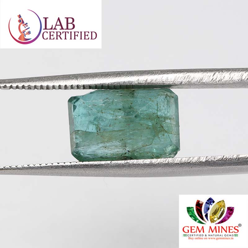 EMR11845 2 Emerald 3.96 Ct.