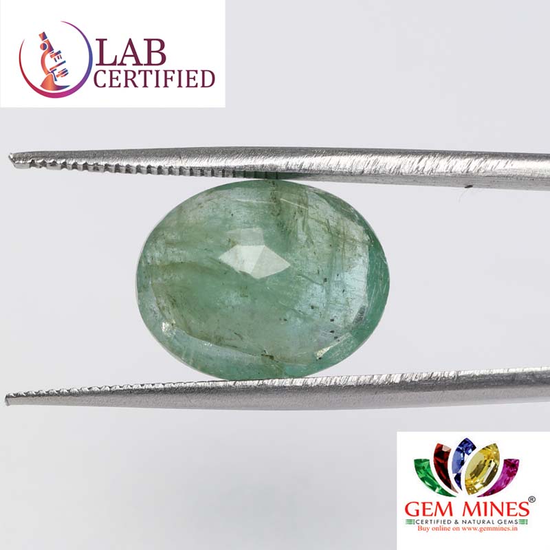 EMR11889 2 Emerald 6.4 Ct.