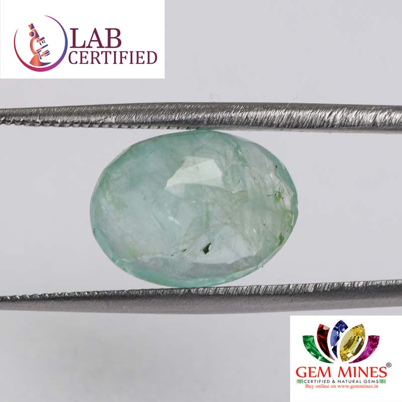 EMR11911 2 Emerald 3.88 Ct.