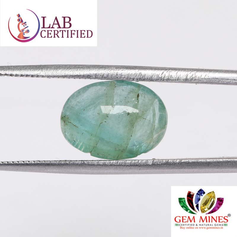 EMR11956 2 Emerald 3.65 Ct.