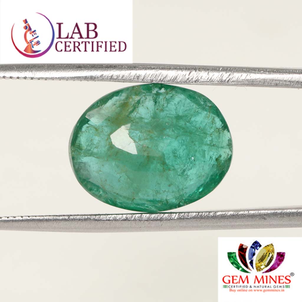 Emerald 6.13 Ct. 3 EMR12347 2 Emerald 6.13 Ct.