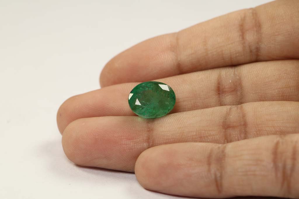 EMR12378 3 Emerald 7.16 Ct.