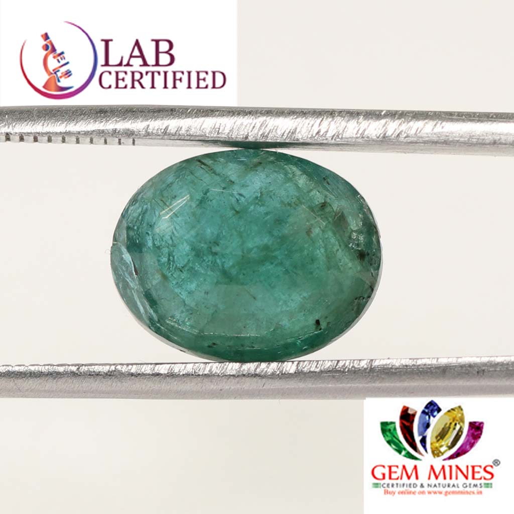 Emerald 4.21 Ct. 3 EMR12410 2 Emerald 4.21 Ct.