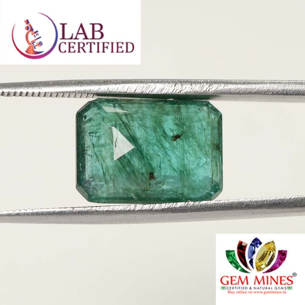 EMR12452 2 Emerald 7.62 Ct.