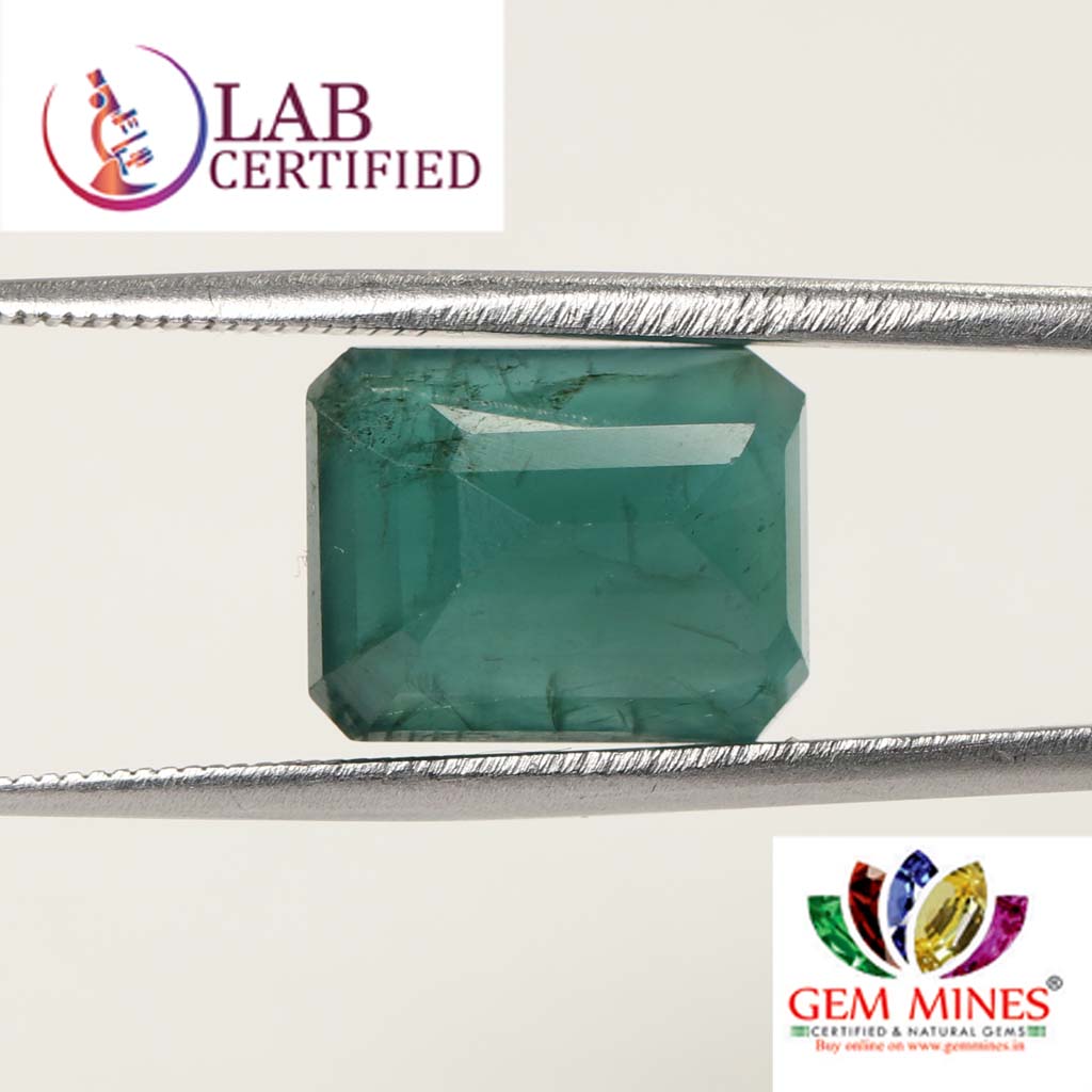 EMR12455 2 Emerald 7.92 Ct.
