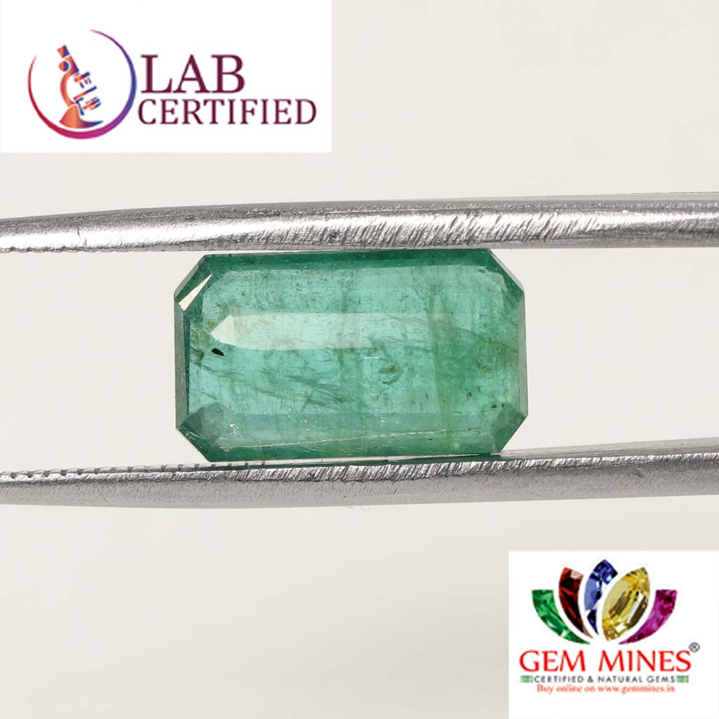 EMR12463 2 Emerald 3.7 Ct.