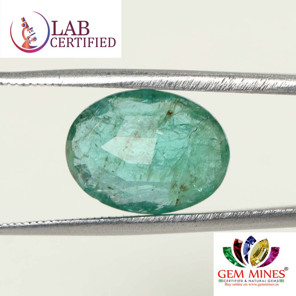 Emerald 4.97 Ct. 3 EMR12521 2 Emerald 4.97 Ct.