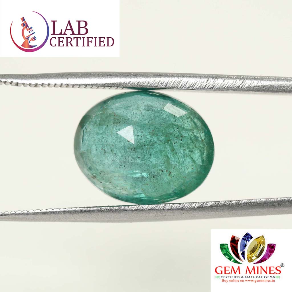 EMR12536 2 Emerald 7.39 Ct.