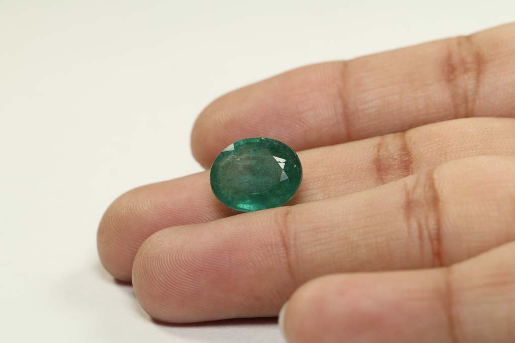 EMR12536 3 Emerald 7.39 Ct.