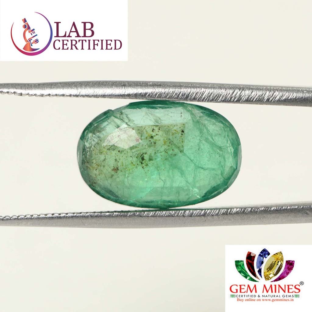 EMR12553 2 Emerald 5.69 Ct.