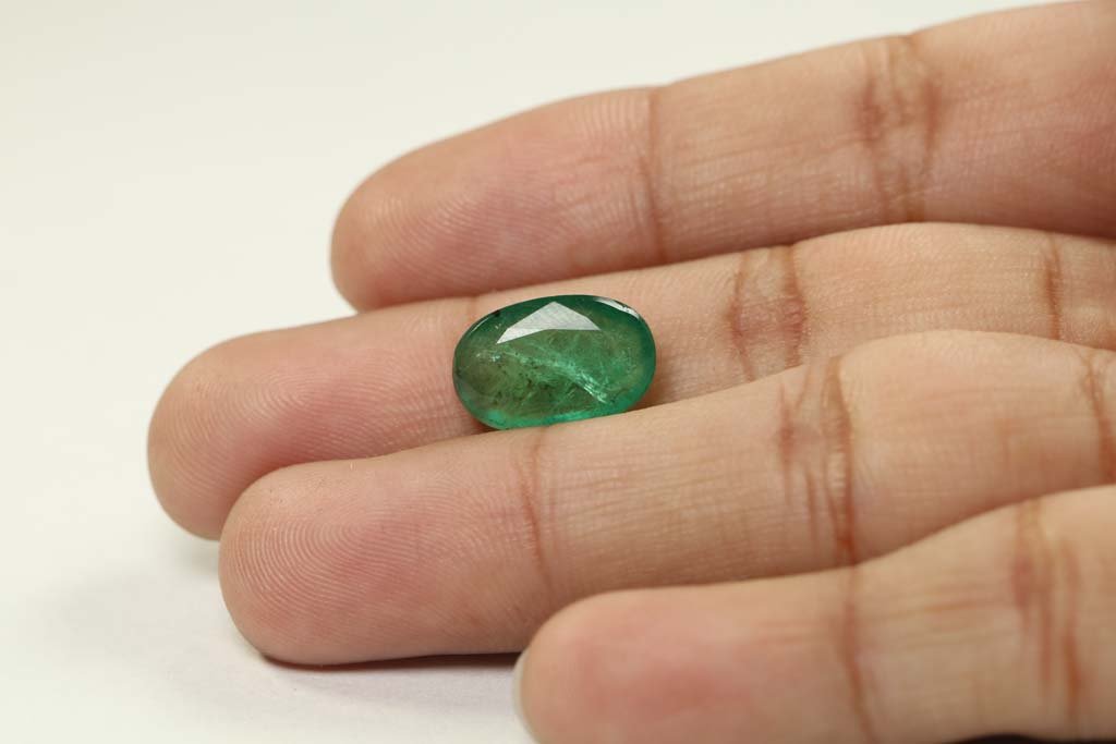 EMR12553 3 Emerald 5.69 Ct.