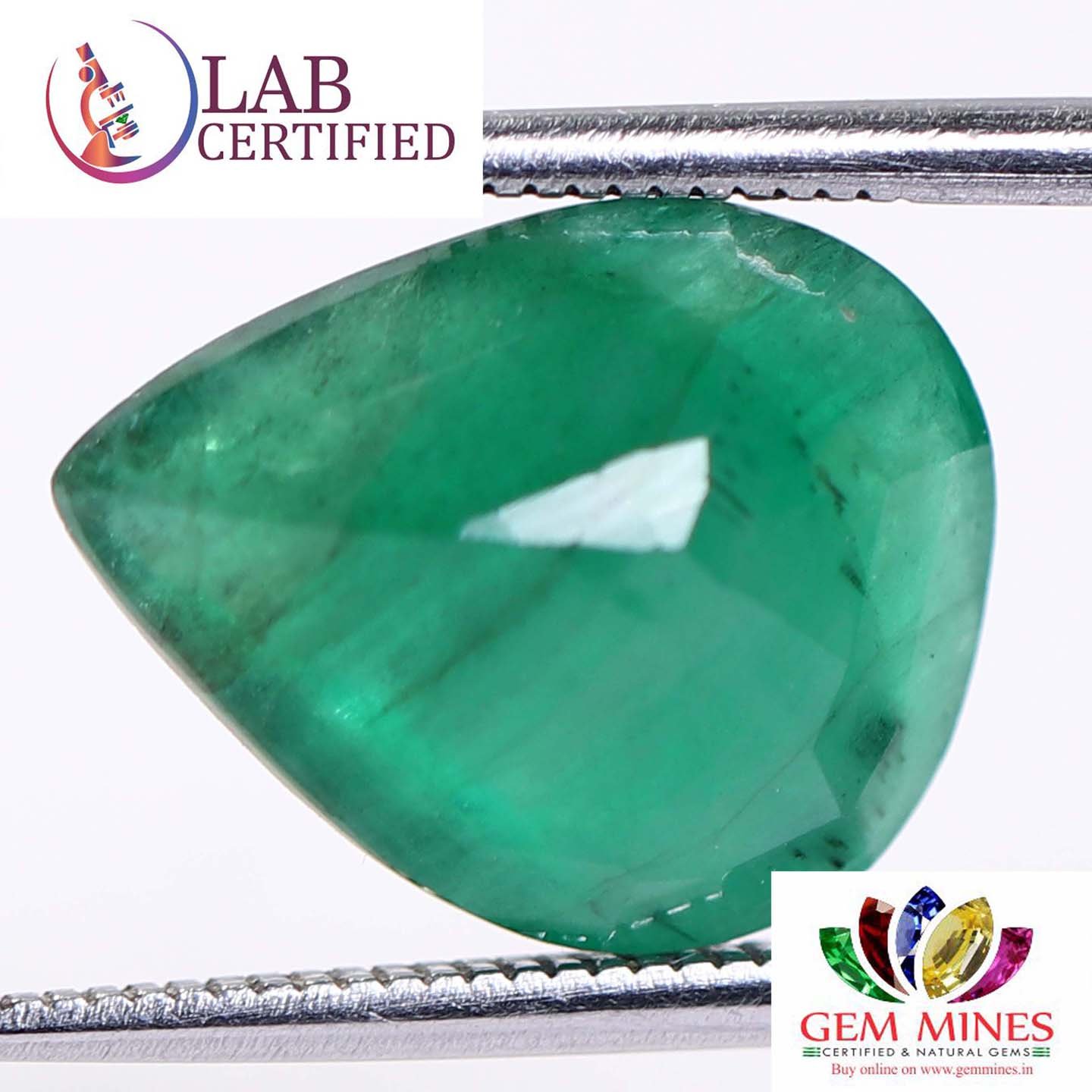 EMR7846 2 Emerald 6.78 Ct.
